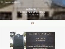 Tablet Screenshot of campbenmcculloch.com